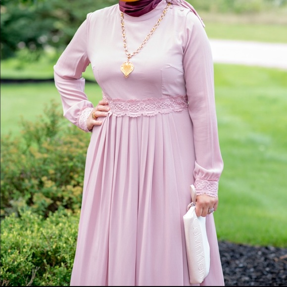 Dresses & Skirts - 🌷Long sleeve Mauve Pink Dress Made in Turkey